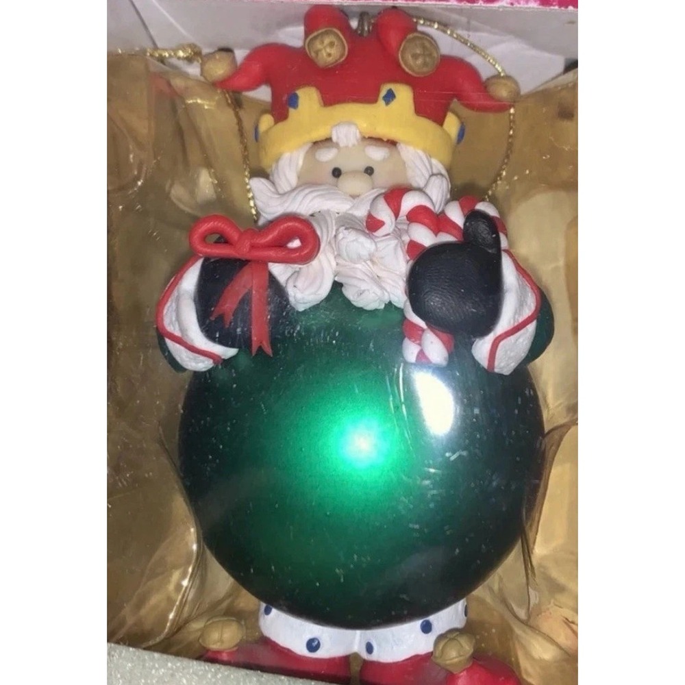 Vtg Special Times Santa Claus Christmas Ornament Collectible NIB Nostalgic Retro